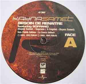 Kayna Samet Featuring Soprano  - Besoin De Renaître