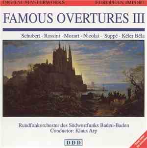 Klaus Arp, Rundfunkorchester Des Südwestfunks Baden-Baden - Famous Overture ...