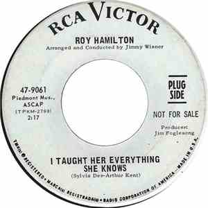 Roy Hamilton  - I Taught Her Everything She Knows / Lament