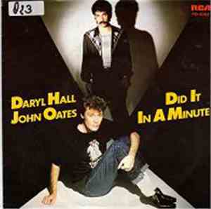 Daryl Hall John Oates - Did It In A Minute