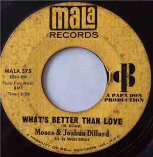 Moses & Joshua Dillard - My Elusive Dreams / What's Better Than Love