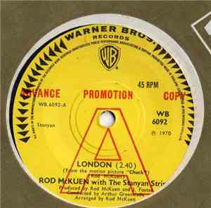 Rod McKuen With The Stanyan Strings - London