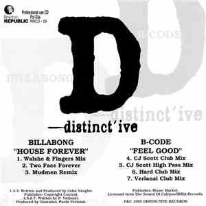 Billabong / B-Code - House Forever / Feel Good