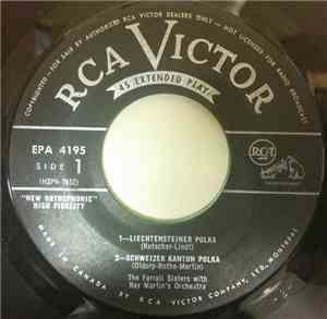 The Farrall Sisters With Ray Martin's Orchestra - Liechtensteiner Polka