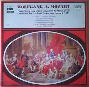 Wolfgang Amadeus Mozart, Camerata Academica Würzburg Dir., Prof. Hanns Rein ...