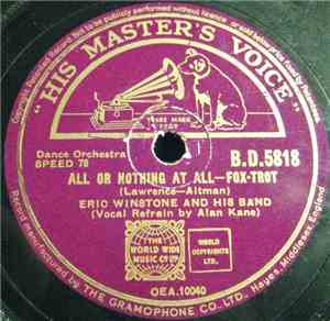 Eric Winston And His Band - All Or Nothing At All / In The Blue Of Evening