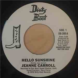 Jeanne Carroll - Hello Sunshine / If Broken Hearts Could Cry