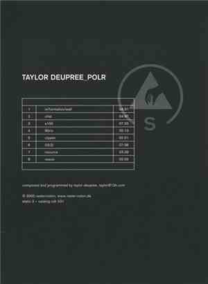Taylor Deupree - Polr