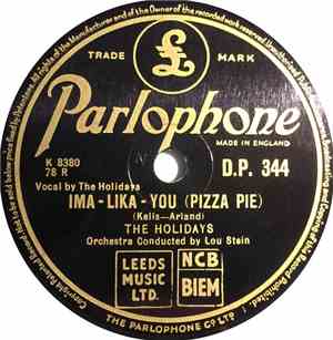 The Holidays ( 22 ) - Ima-Lika-You (Pizza Pie) / Rolling River