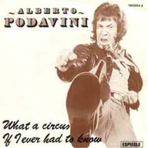 Alberto Podavini - What A Circus / If I Ever Had To Know