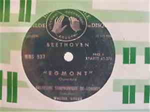 Beethoven / Walter Goehr / Orchestre Symphonique De Londres - Egmont - Ouve ...