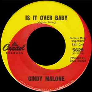 Cindy Malone - Is It Over Baby