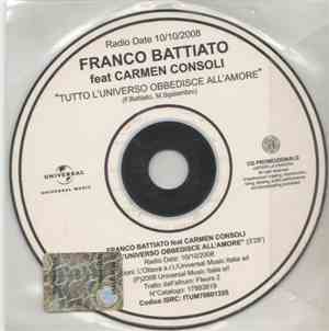 Franco Battiato Feat.  Carmen Consoli - Tutto L'universo Obbedisce All'Amor ...
