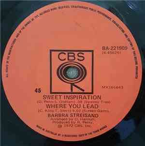 Barbra Streisand - Sweet Inspiration / Where You Lead