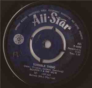 Booker T. & The MG's - Terrible Thing / Can't Be Still