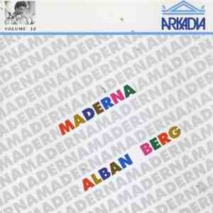 Maderna, Alban Berg - Maderna Edition Volume 12