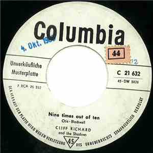 Cliff Richard And The Shadows - Nine Times Out Of Ten