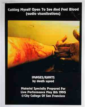 Death Squad - Cutting Myself Open To See & Feel Blood