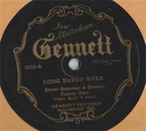Ernest Stoneman  & Greyson County Boys - Long Eared Mule