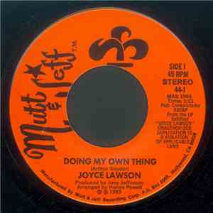 Joyce Lawson - Doing My Own Thing