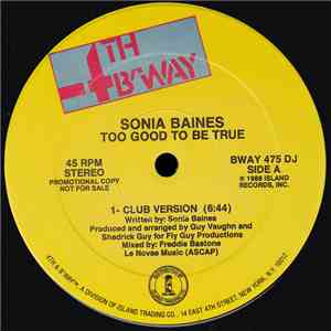 Sonia Baines - Too Good To Be True