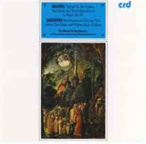 The Alberni Quartet, Johannes Brahms, Anton Bruckner, Roger Best, Moray Wel ...