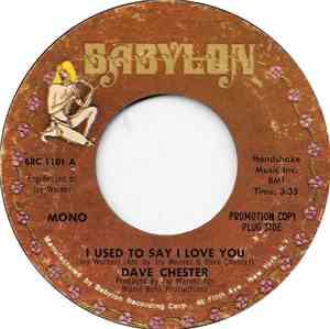 Dave Chester - I Used To Say I Love You