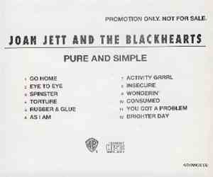 Joan Jett And The Blackhearts - Pure And Simple