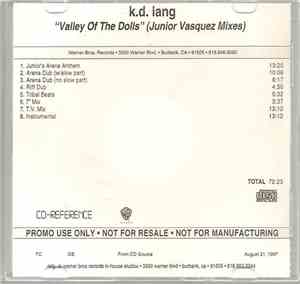 k.d. lang - Theme From The Valley Of The Dolls (Junior Vasquez Mixes)