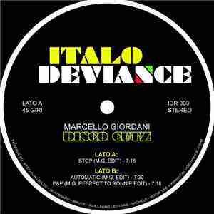 Marcello Giordani - Disco Cutz