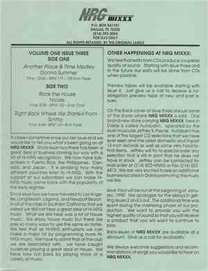 Various - NRG Mixxx Volume 1 Issue 3