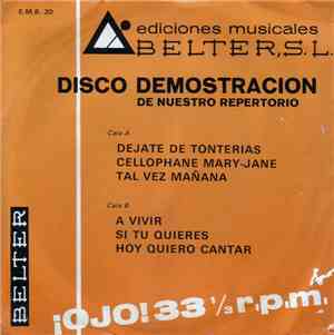 Various - Disco Demostración de Nuestro Repertorio