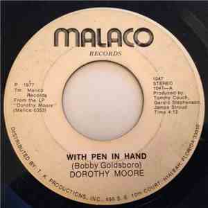 Dorothy Moore - With Pen In Hand / Too Blind To See