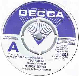 Gordon Bennett  - You And Me