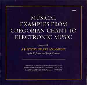Various - Musical Examples From Gregorian Chant To Electronic Music