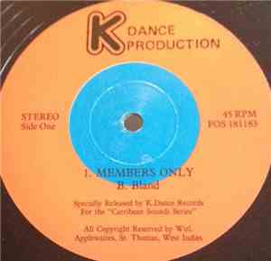 Bobby Bland / W. Bell & J. Bulluck - Members Only / I Dont Want To Wake Up
