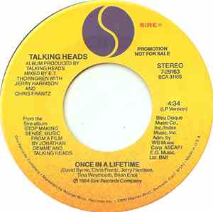 Talking Heads - Once In A Lifetime