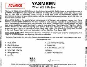 Yasmeen - When Will It Be Me