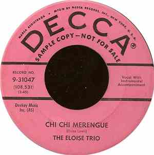 The Eloise Trio - Chi Chi Merengue / Calypso Island