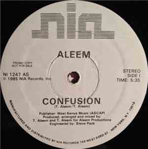 Aleem With Leroy Burgess - Confusion