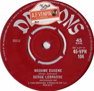 Serge Lebrasse - Madame Eugene / Mariaze Pas Ene Badinaze