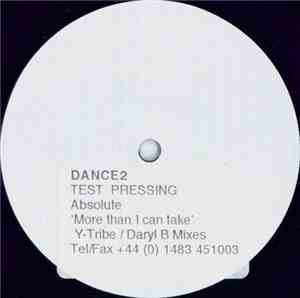 Absolute  - More Than I Can Take (Y-Tribe / Daryl B Mixes)