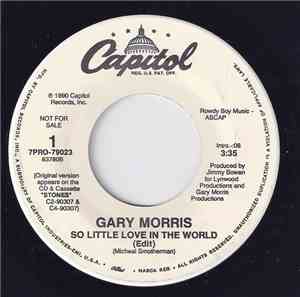 Gary Morris - So Little Love In The World
