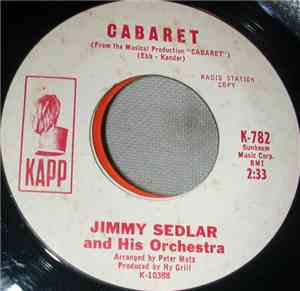 Jimmy Sedlar And His Orchestra- -  Cabaret