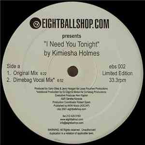 Kimiesha Holmes - I Need You Tonight