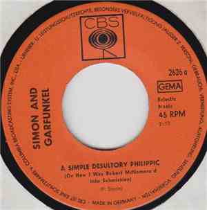 Simon & Garfunkel - A Simple Desultory Philippic / The 59th Street Bridge S ...