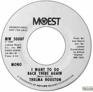 Thelma Houston - I Want To Go Back There Again