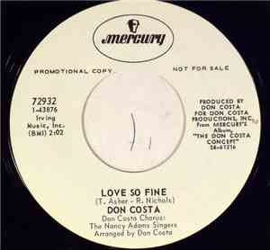 Don Costa - Love So Fine.