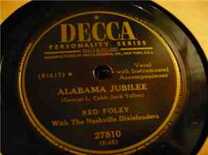 Red Foley With The Nashville Dixielanders - Alabama Jubilee / Dixie