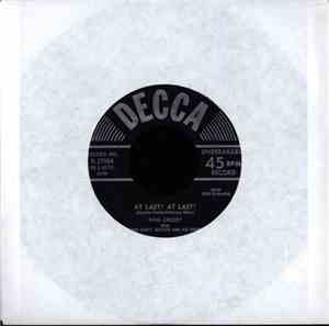 Bing Crosby with John Scott Trotter And His Orchestra - At Last! At Last! / ...